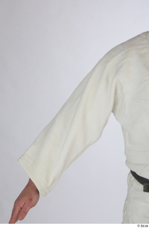 Yury arm dressed sleeve sports upper body white kimono dress…
